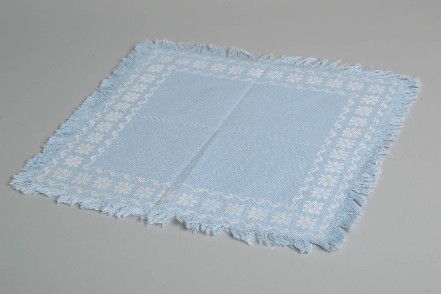 Handmade interior napkin textile napkin home decor ideas napkin with embroidery photo 2