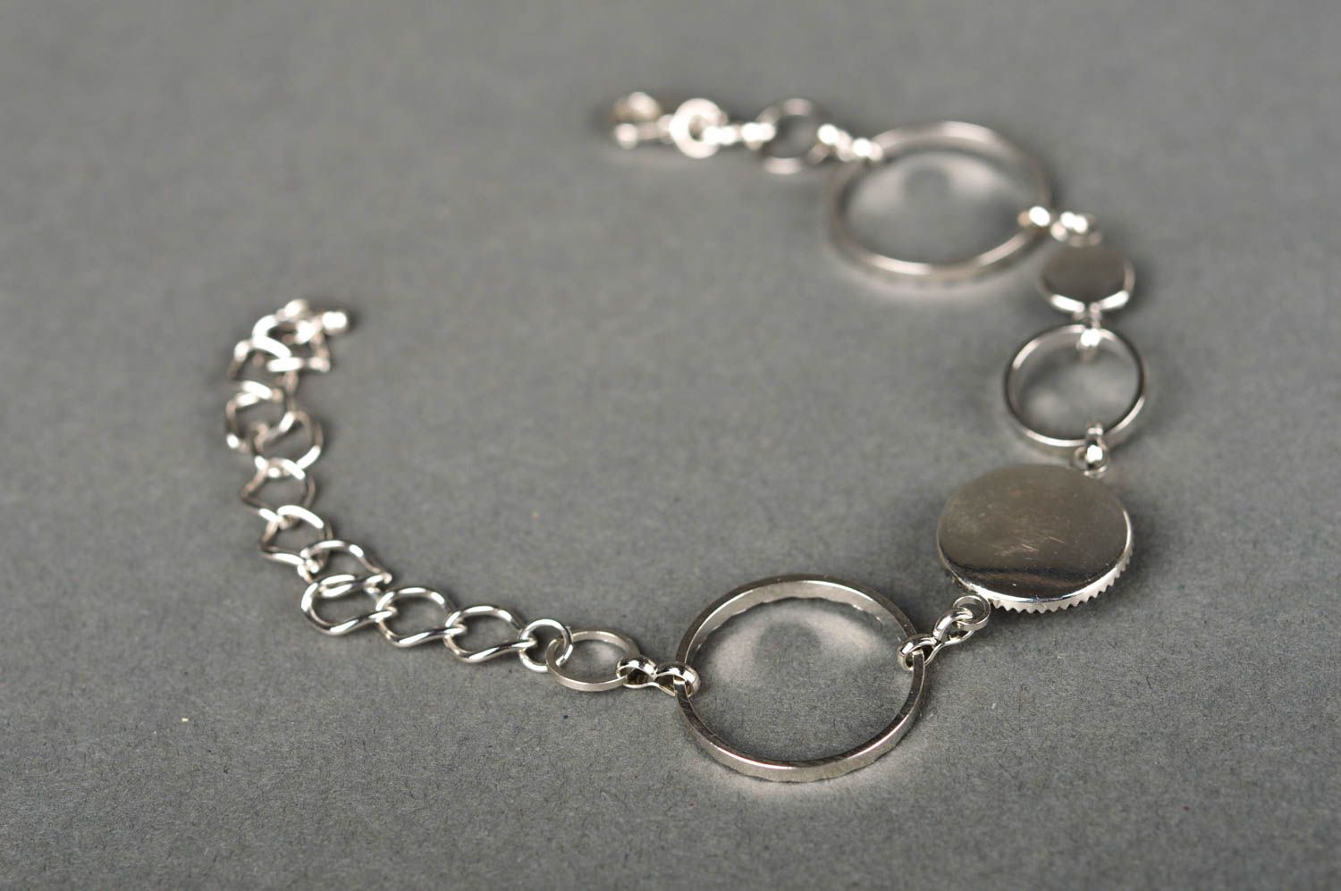 Designer handmade bracelet beautiful jewelry metal stylish accessories photo 4