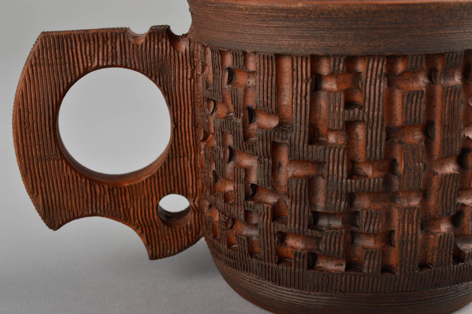 Tasse céramique fait main Mug original Vaisselle de créateur écologique à café photo 3