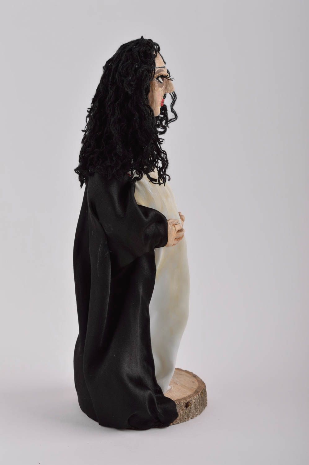 Кукла для интерьера кукла ручной работы авторская кукла беременная женщина фото 3