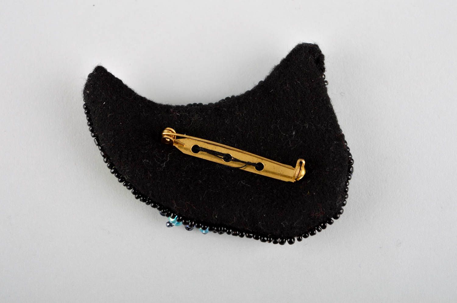 Beautiful handmade brooch fashion brooch fabric jewelry brooch with stones photo 3