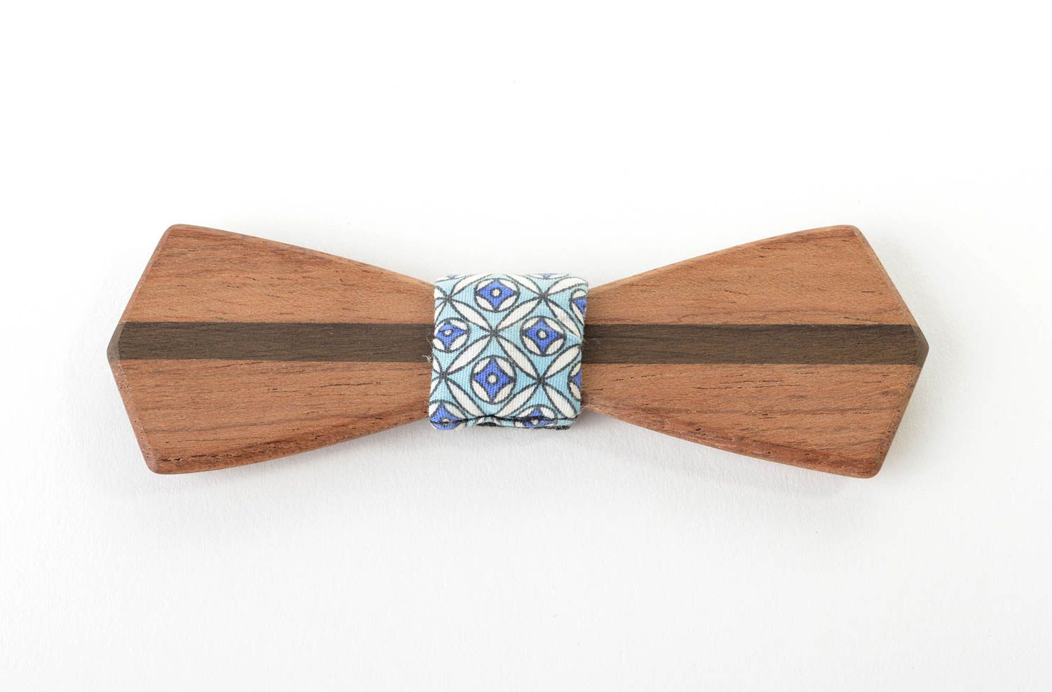Originelle Fliege aus Holz handmade Accessoire für Männer Krawatte Fliege foto 4