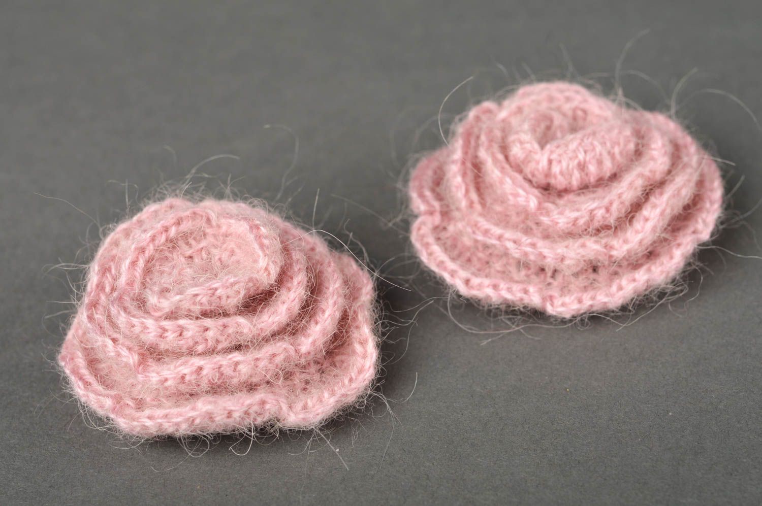 Gomas para el pelo hechas a mano accesorios para niñas regalo original rosadas foto 2
