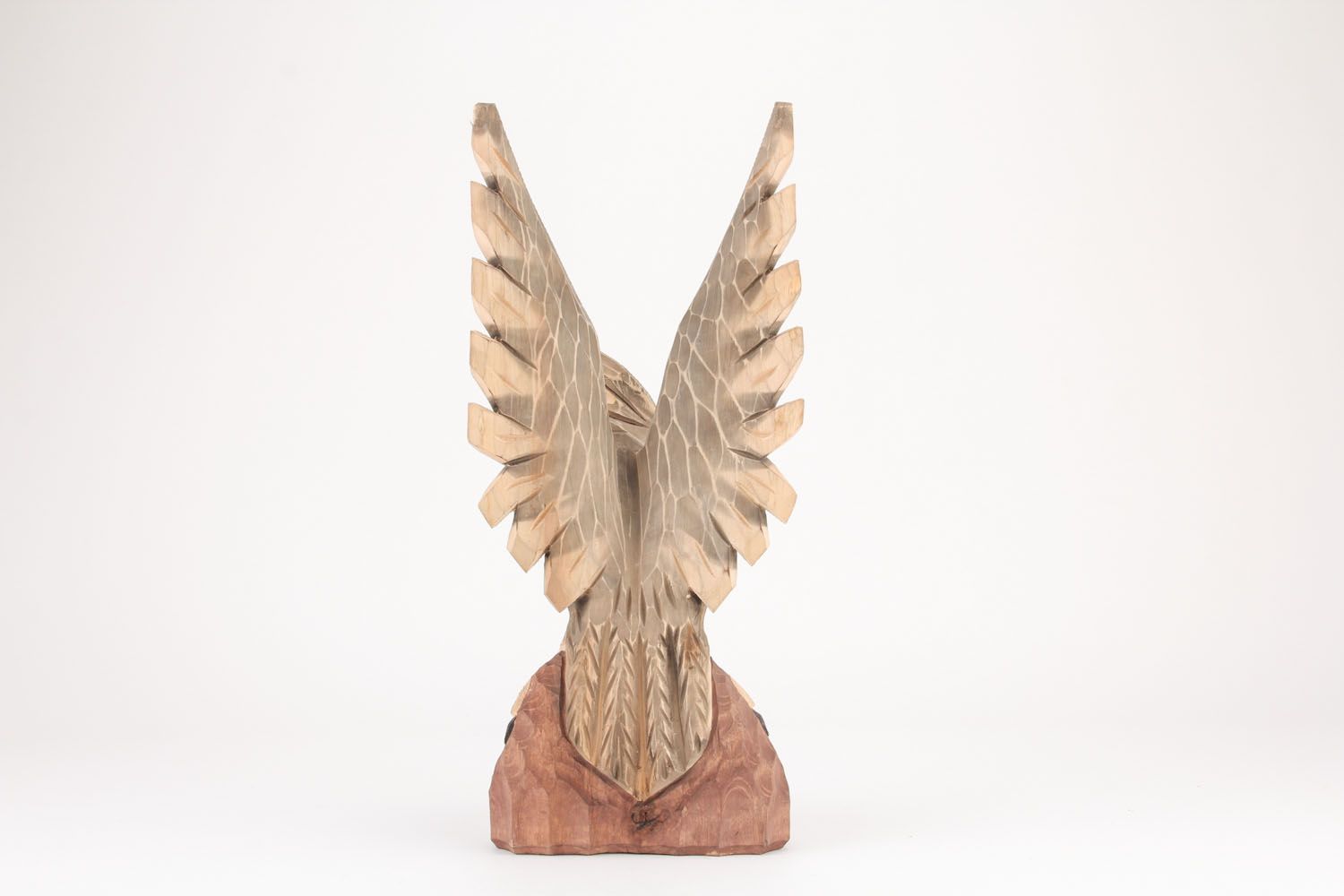 Carved wooden eagle photo 2