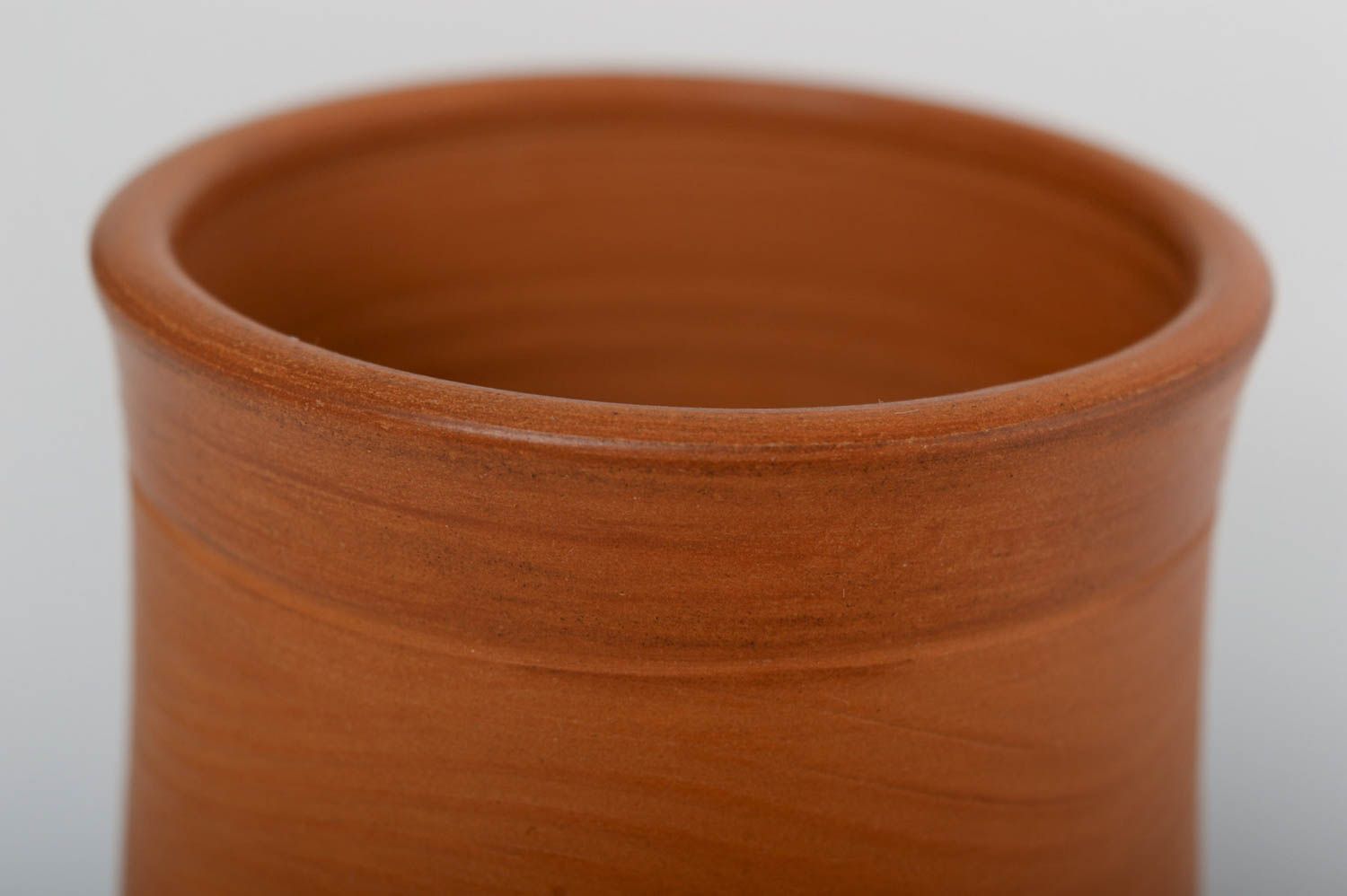 Vaso de cerámica hecho a mano de arcilla utensilio de cocina vajilla moderna 
 foto 2