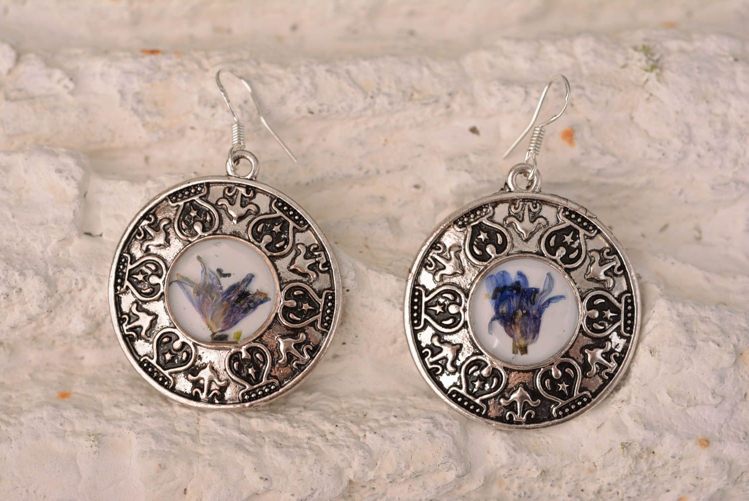 Handmade pendant fashion earrings epoxy resin jewelry neck accessories photo 5
