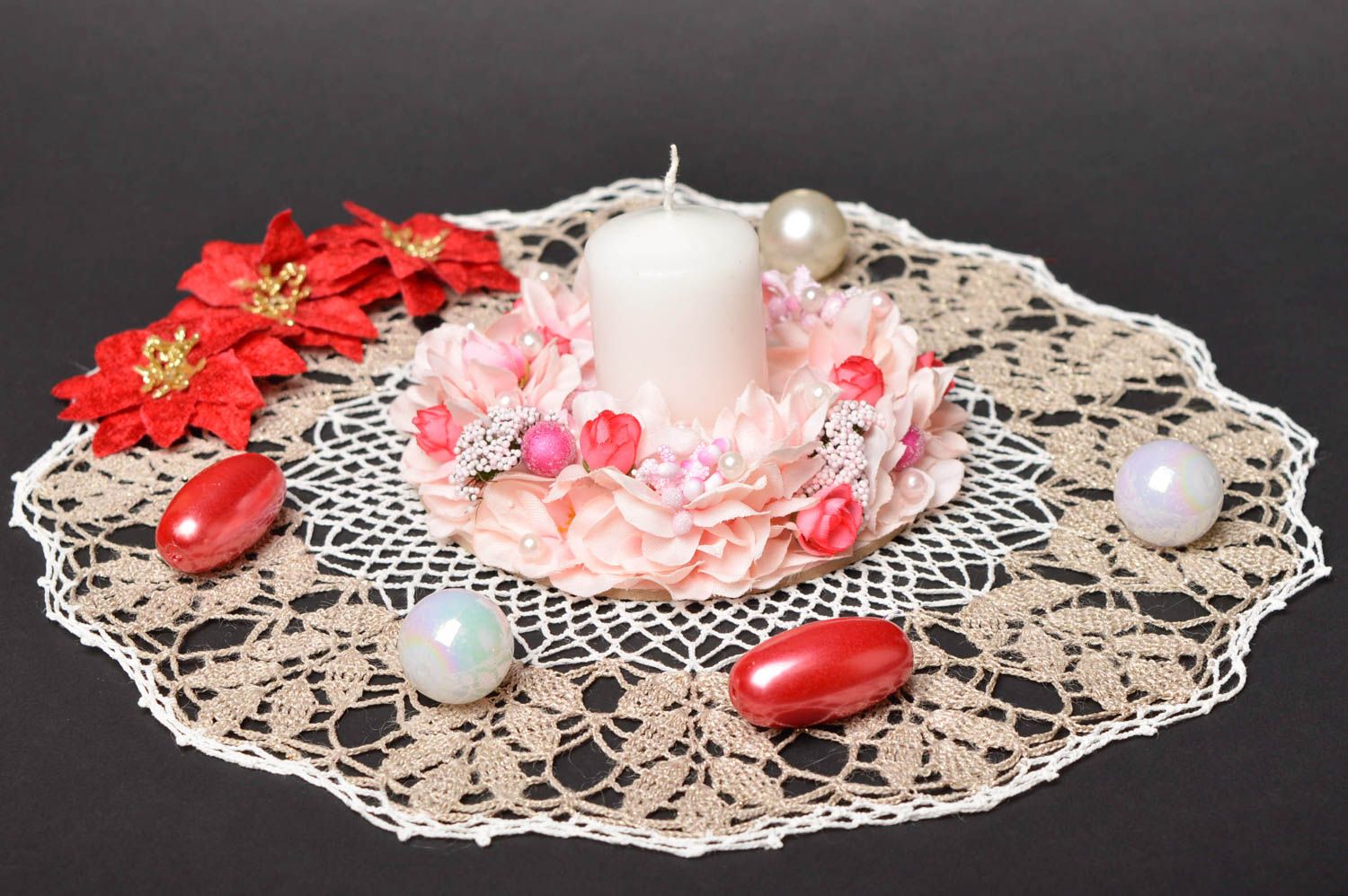 Handmade decorative candles wedding candle unity candle wedding accessories photo 1