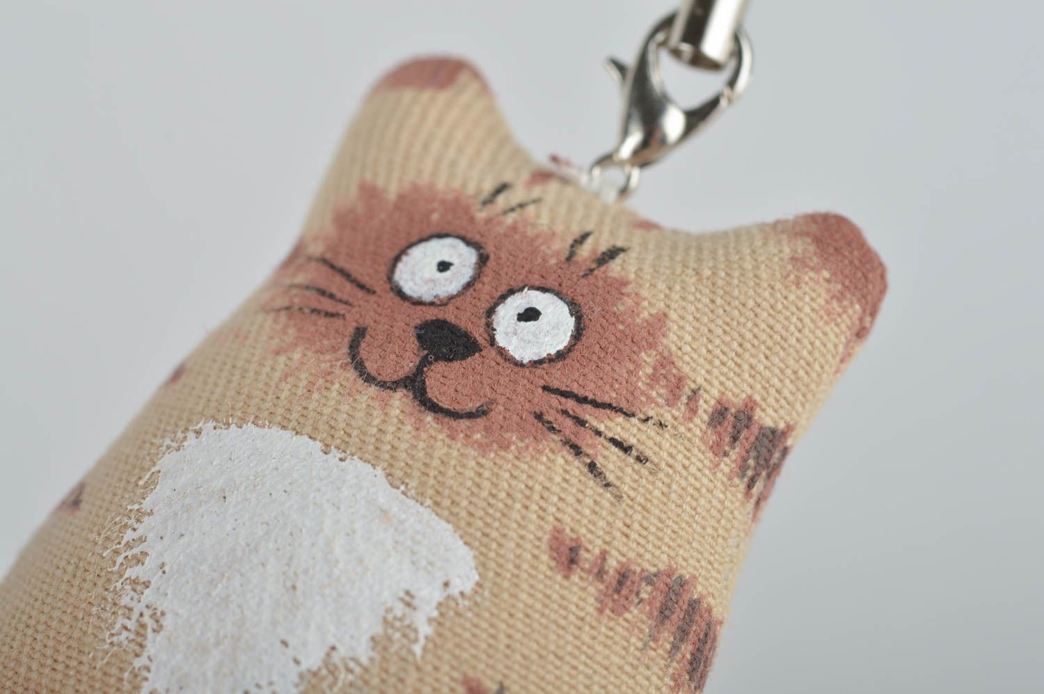 Beautiful handmade soft keychain fashion accessories stuffed toy gift ideas photo 3