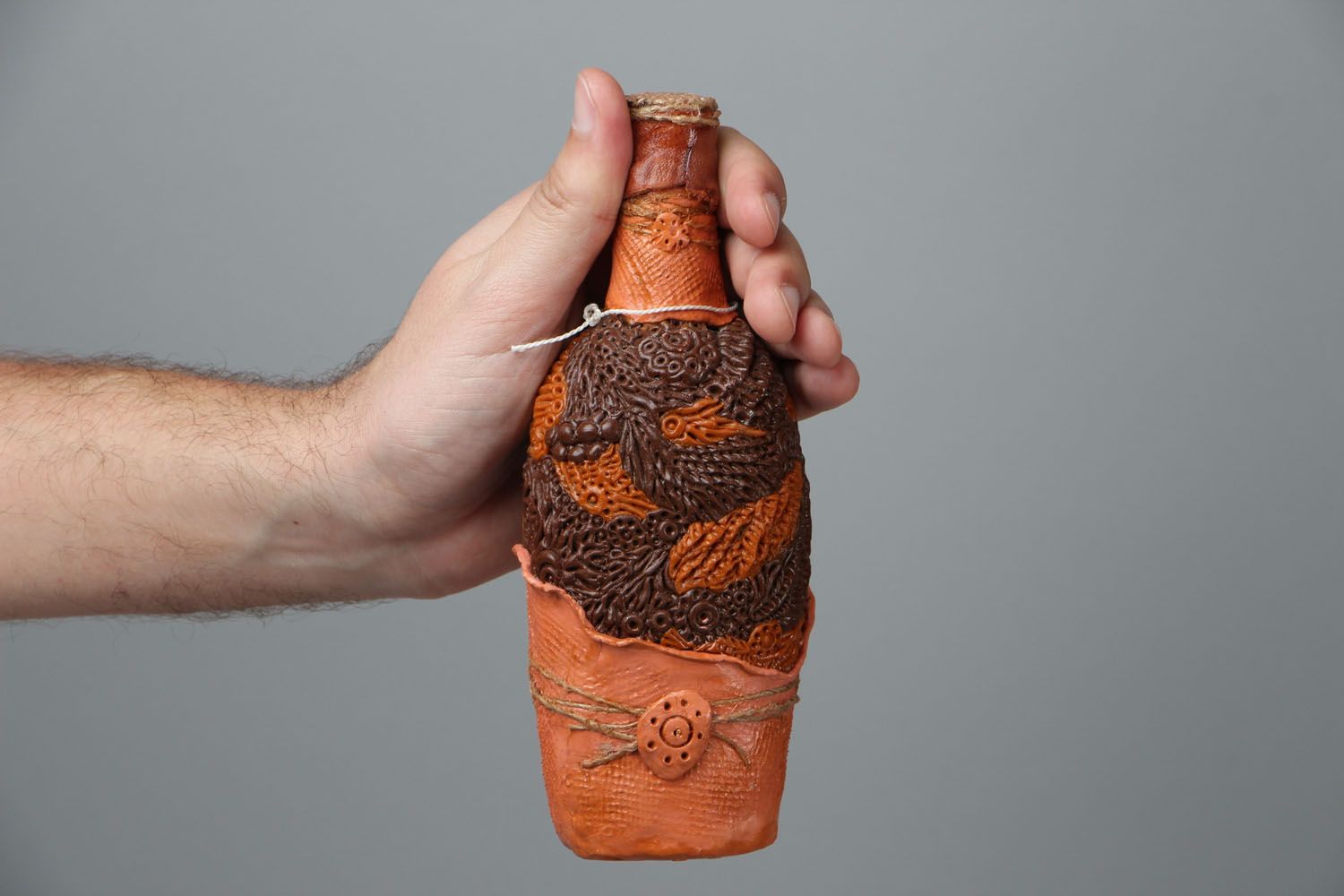 Dekorative keramische Flasche foto 4