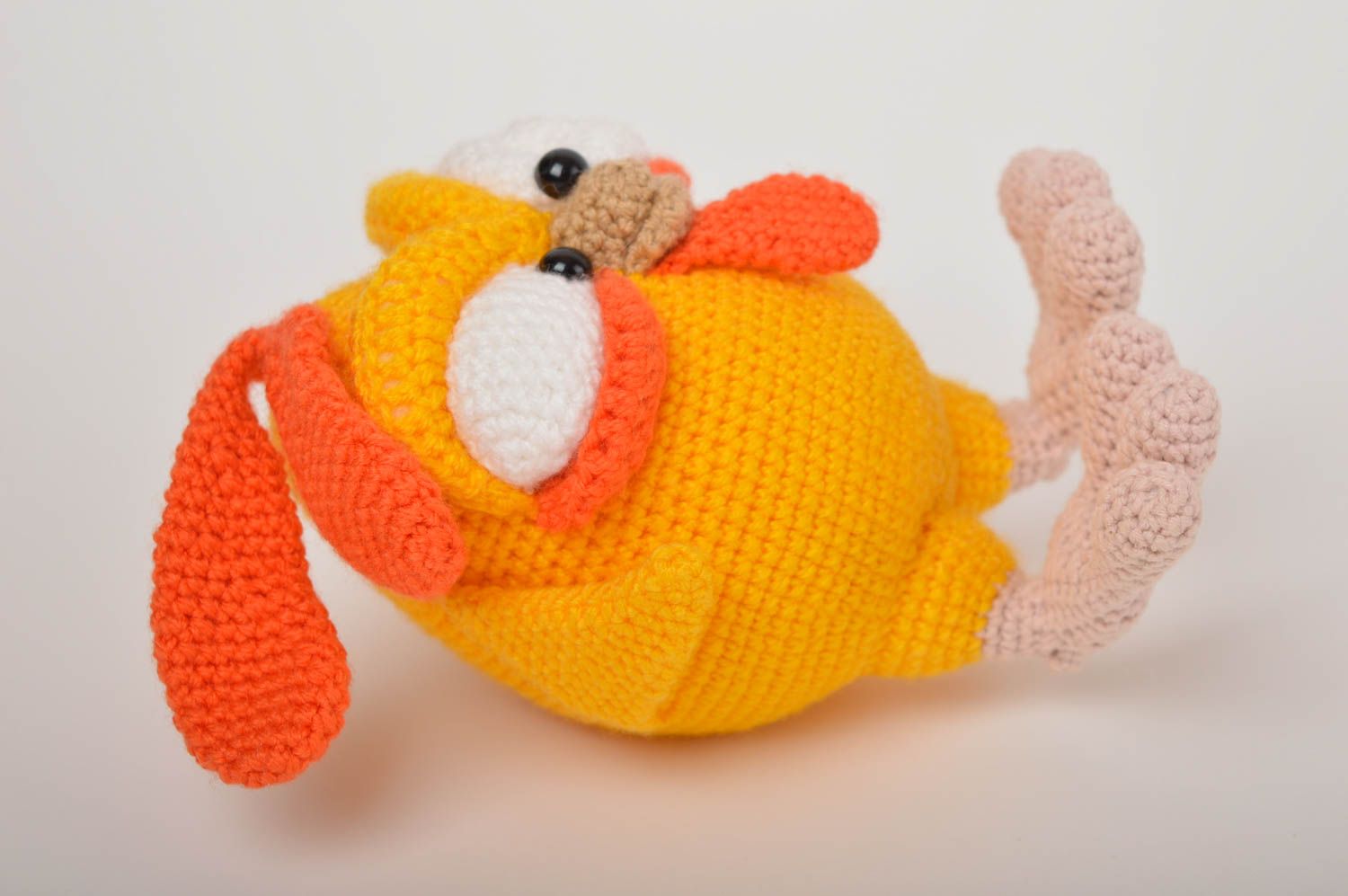 Muñeco de peluche hecho a mano juguete tejido a crochet regalo original foto 4