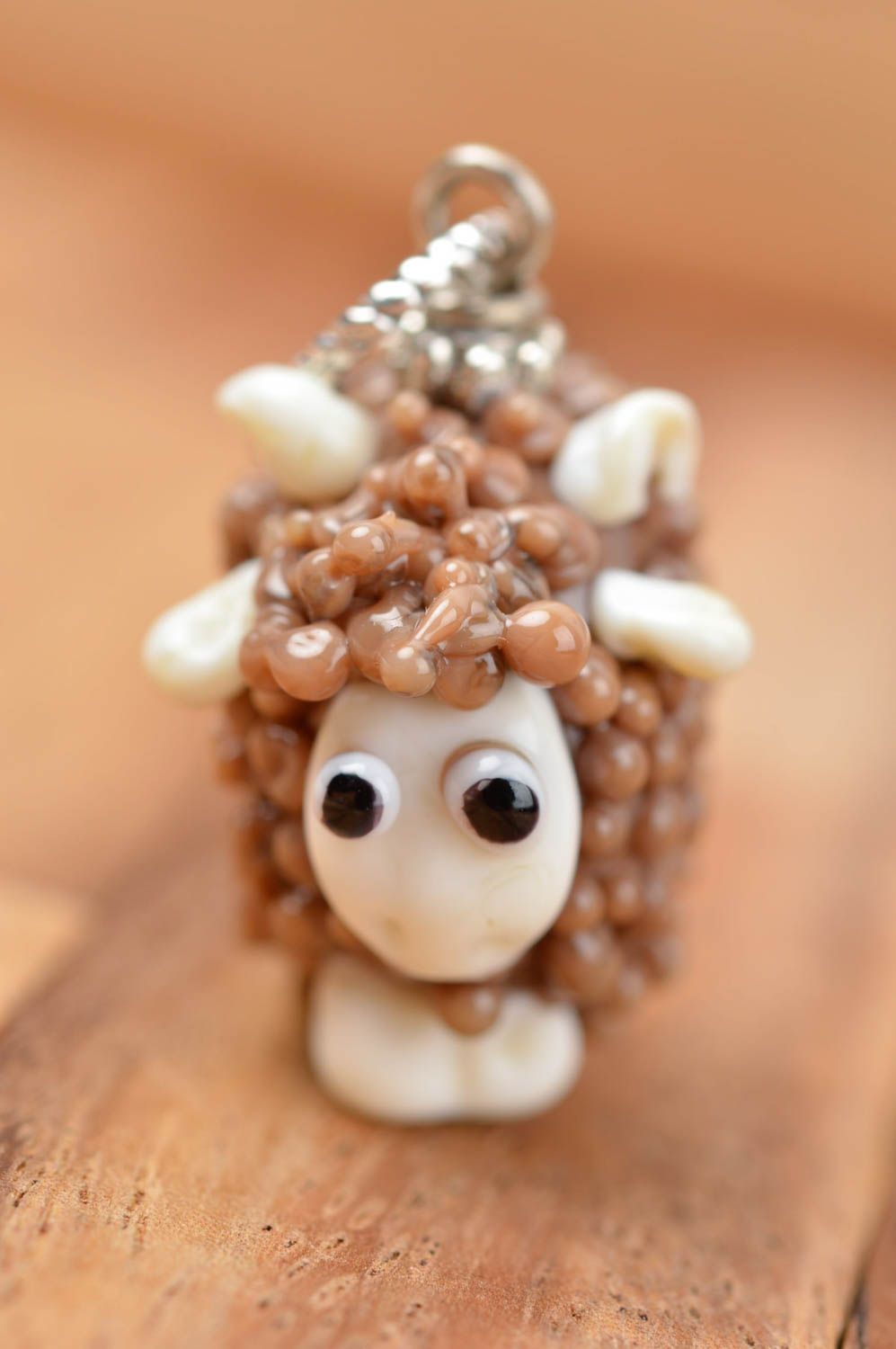 Perle en verre faite main Fourniture pour bijoux mouton Loisirs créatifs photo 3