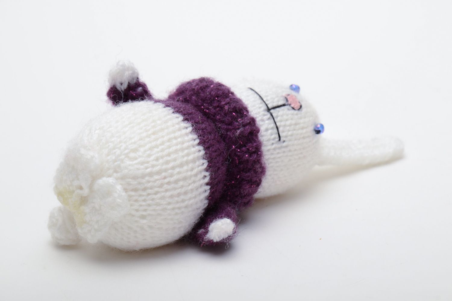 Handmade soft knitted toy photo 4