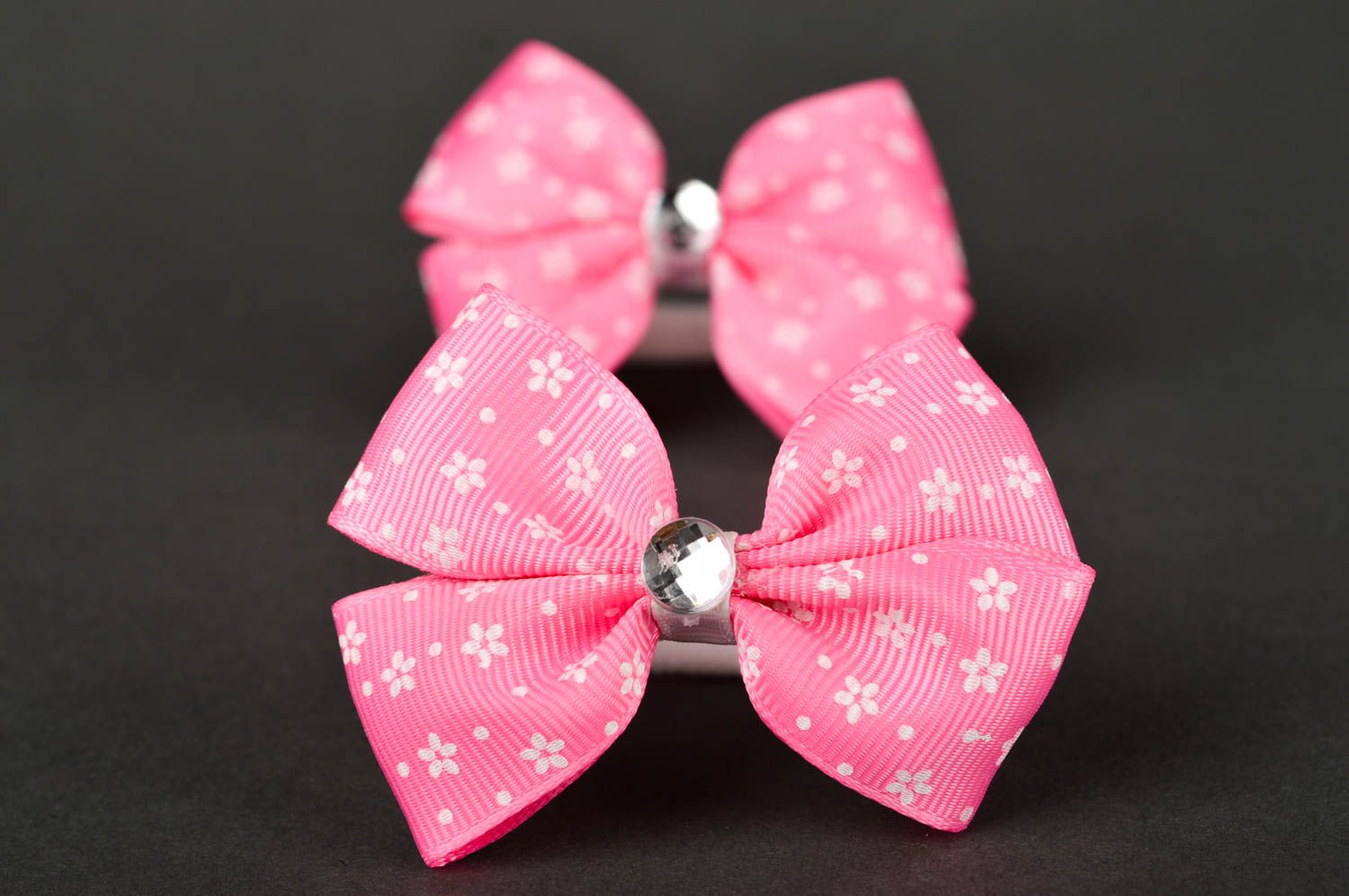 Gomas para el pelo rosadas artesanales accesorios para niñas regalos originales foto 2