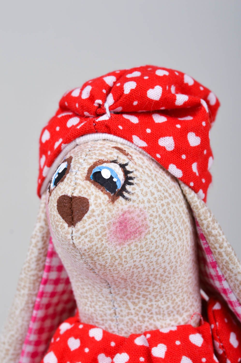 Coneja de peluche hecha a mano juguete de tela regalo original para niña foto 2