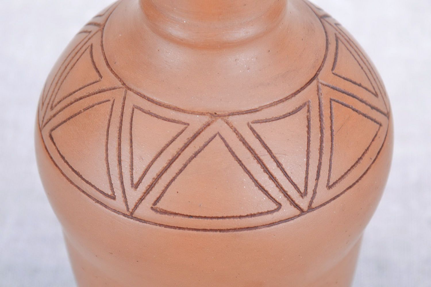 Ceramic handmade bottle photo 4