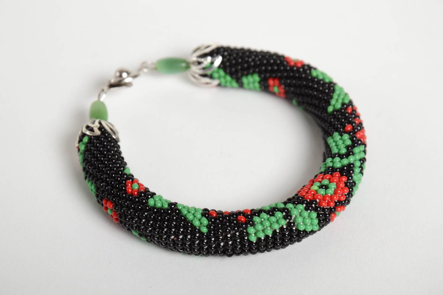 Unusual handmade bracelet designs beaded cord bracelet accessories for girls photo 5