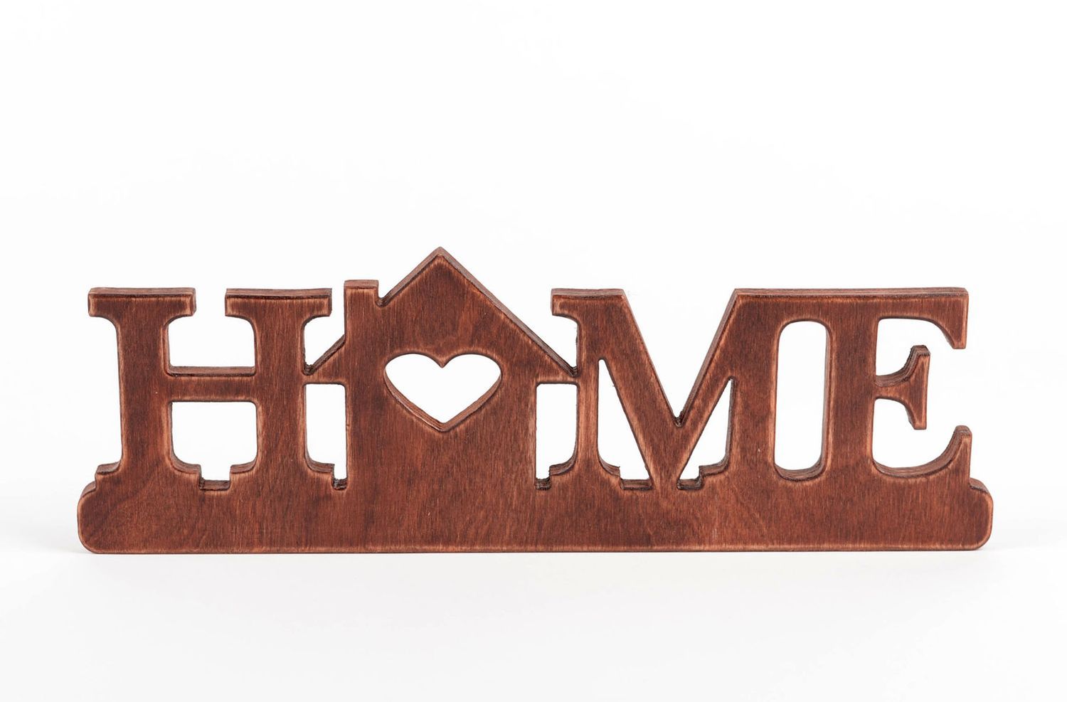 Handmade wooden lettering wall hanging HOME interior decorating cool rooms photo 5