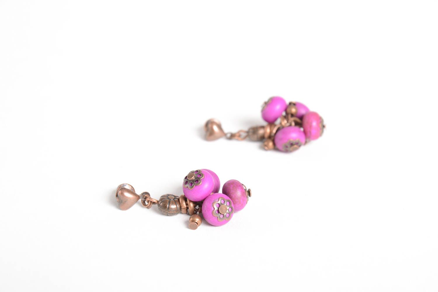 Beautiful handmade beaded earrings gemstone earrings fashion tips for girls photo 4