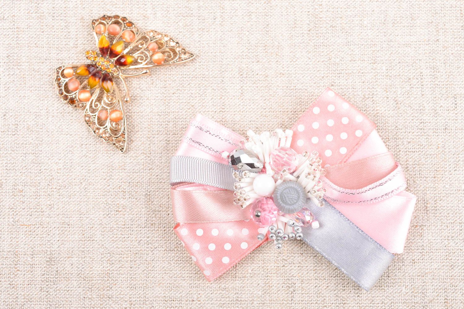 Handmade bow brooch designer brooch pin fashion accessories for girls photo 1