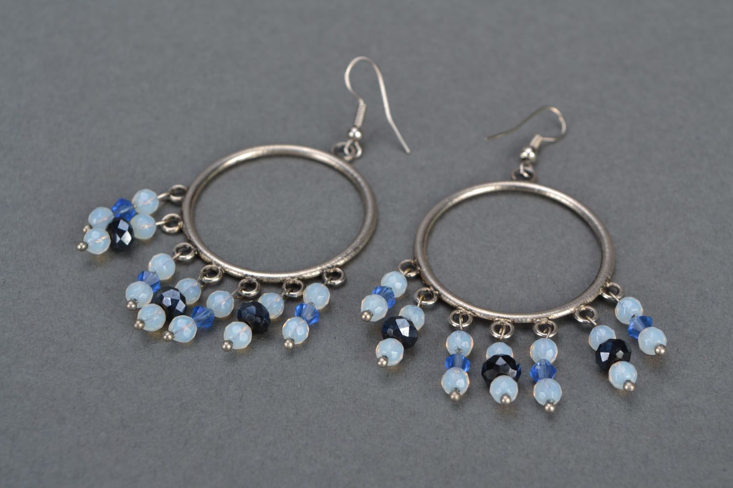 Large round earrings photo 4