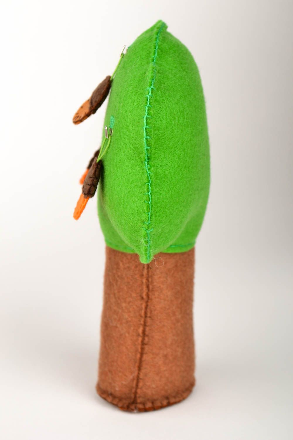 Игрушка ручной работы фетровая игрушка зеленое дерево декор для дома Дуб фото 5