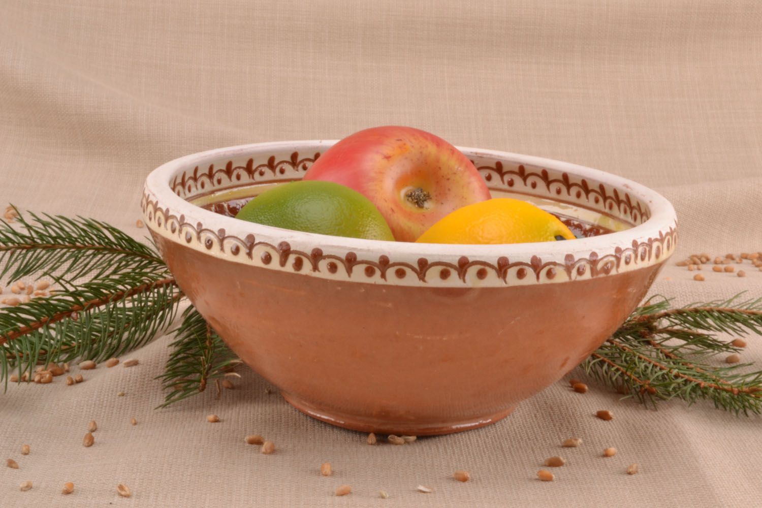 Homemade ceramic bowl photo 1