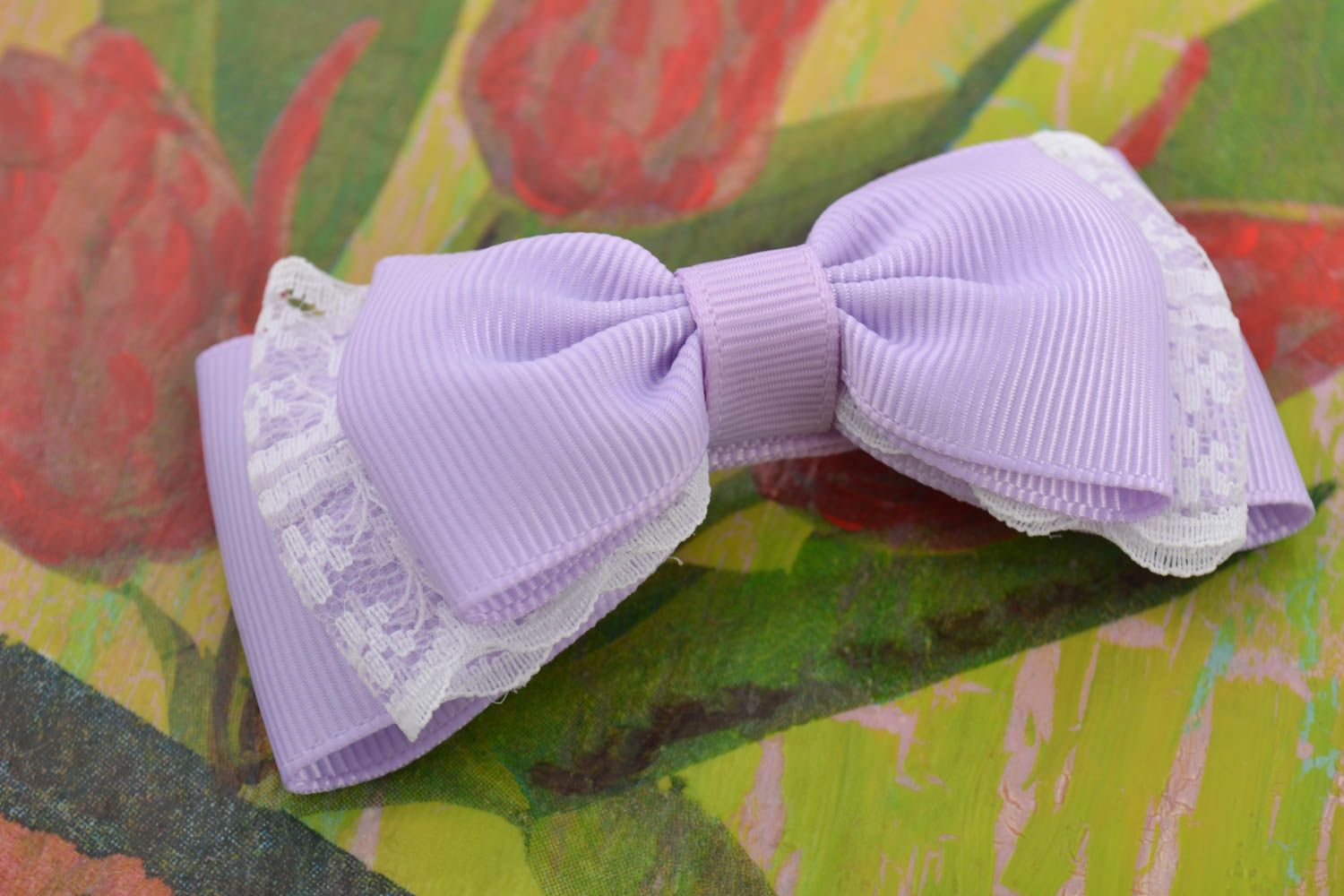 Cute hair bows handmade hair accessories handcrafted jewelry women accessories photo 1