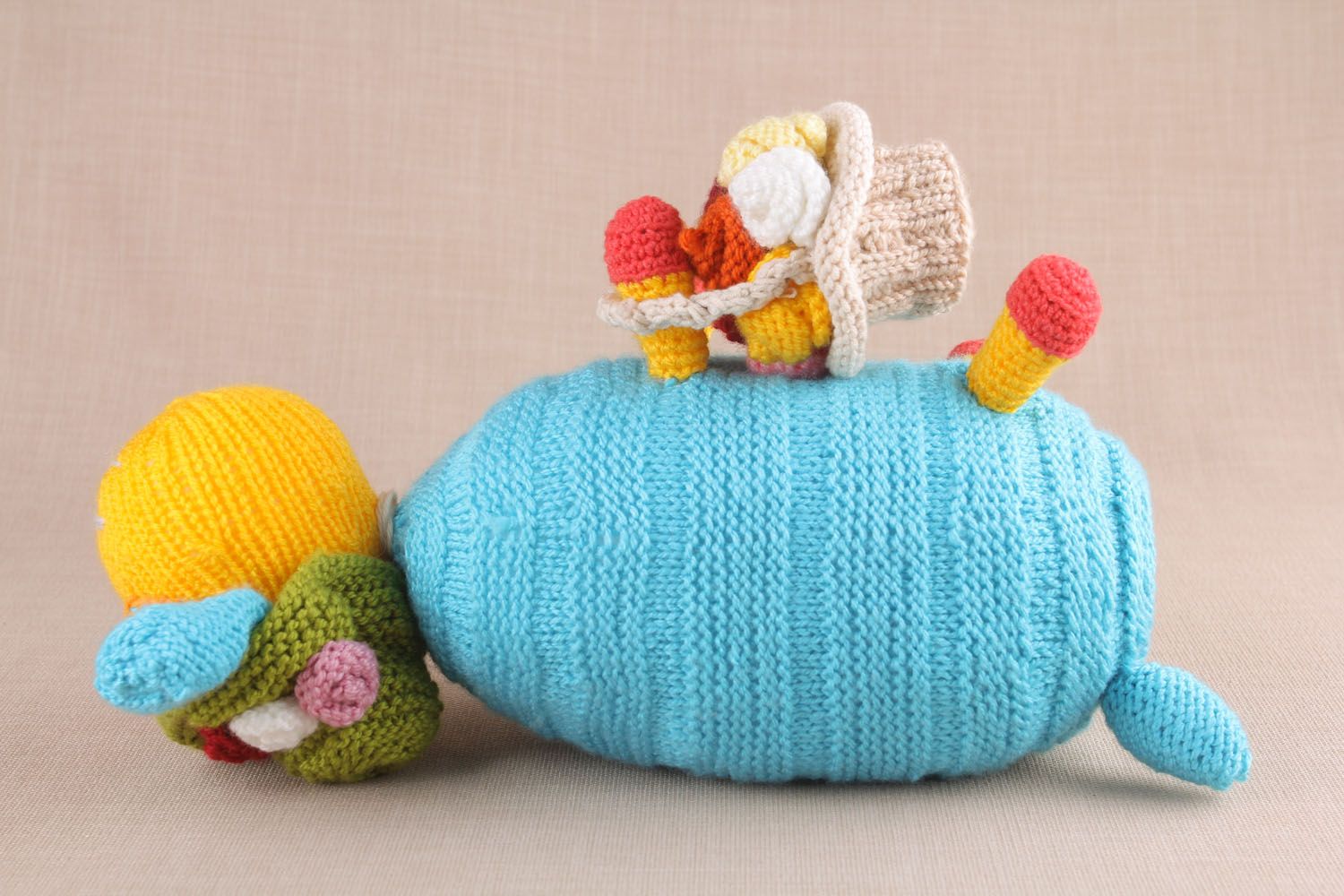 Designer knitted toy Sheep photo 4
