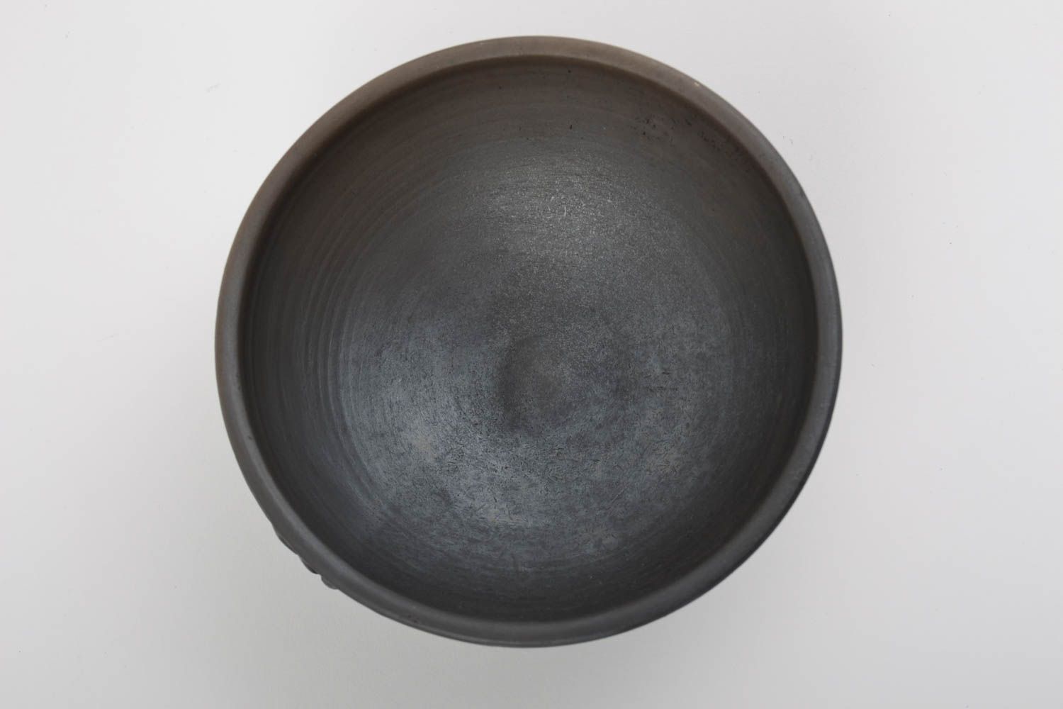 Beautiful handmade bowl 500 ml black smoked kitchen pottery interior ideas photo 5