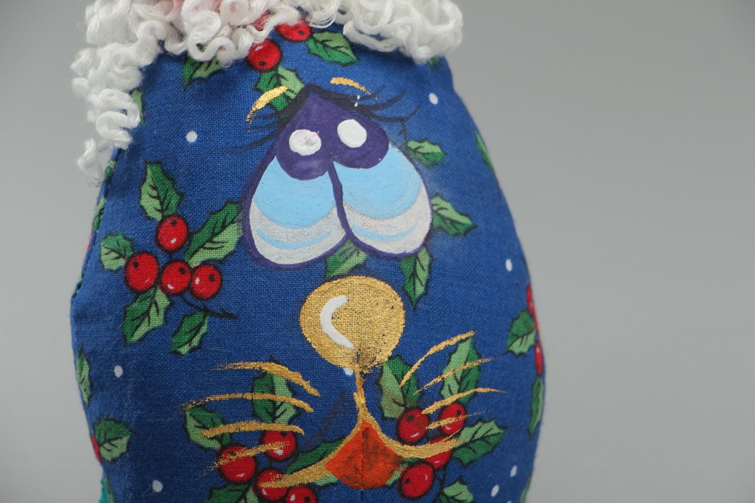 Kleines weiches Handmade Kuscheltier aus Textil Osterhase für Kinder foto 2