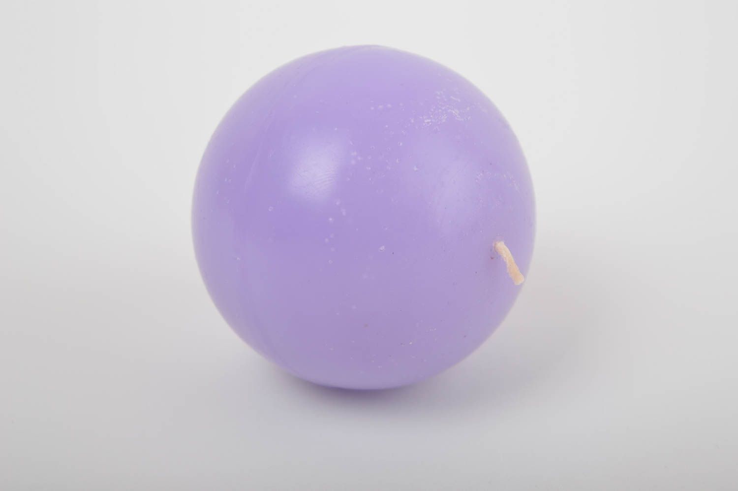 Purple ball handmade candle for party décor 2,36 inches, 0,33 lb photo 3