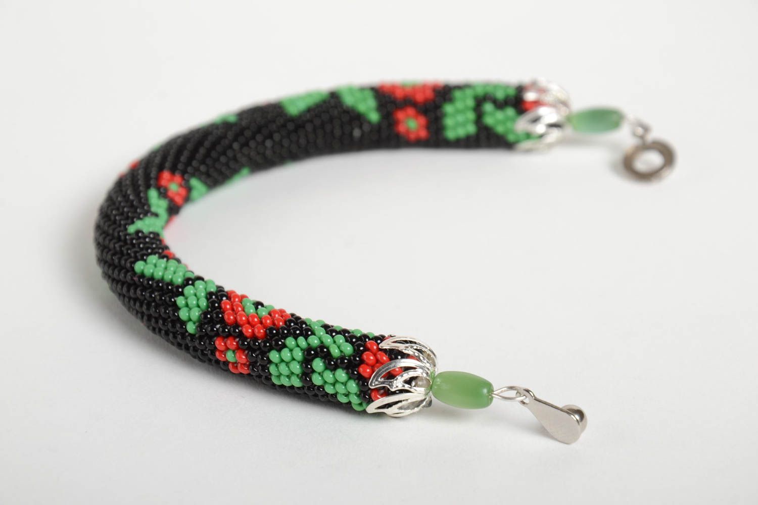 Unusual handmade bracelet designs beaded cord bracelet accessories for girls photo 3