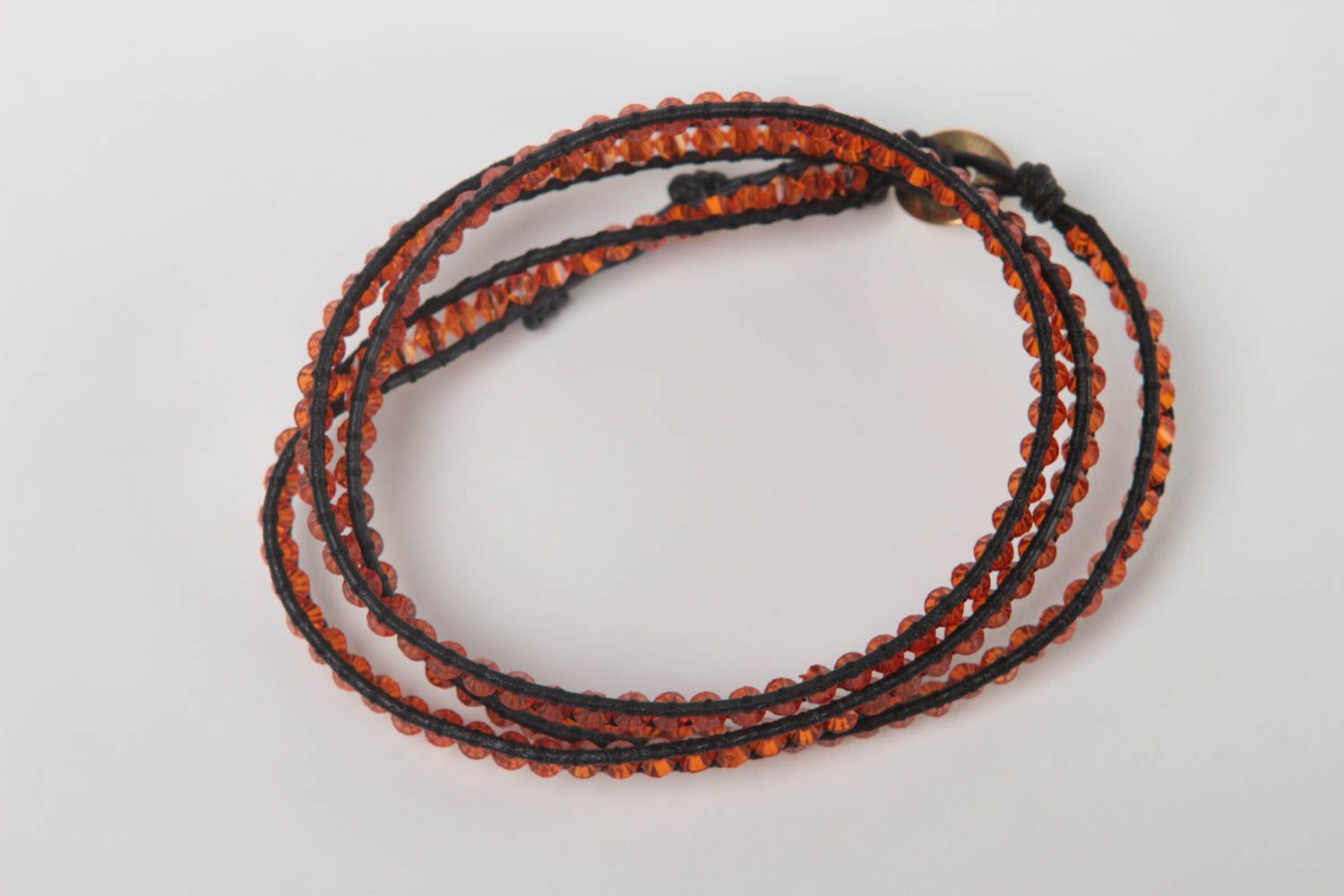 Handmade beads bracelet unusual bracelet designer bracelet braided bracelet photo 3