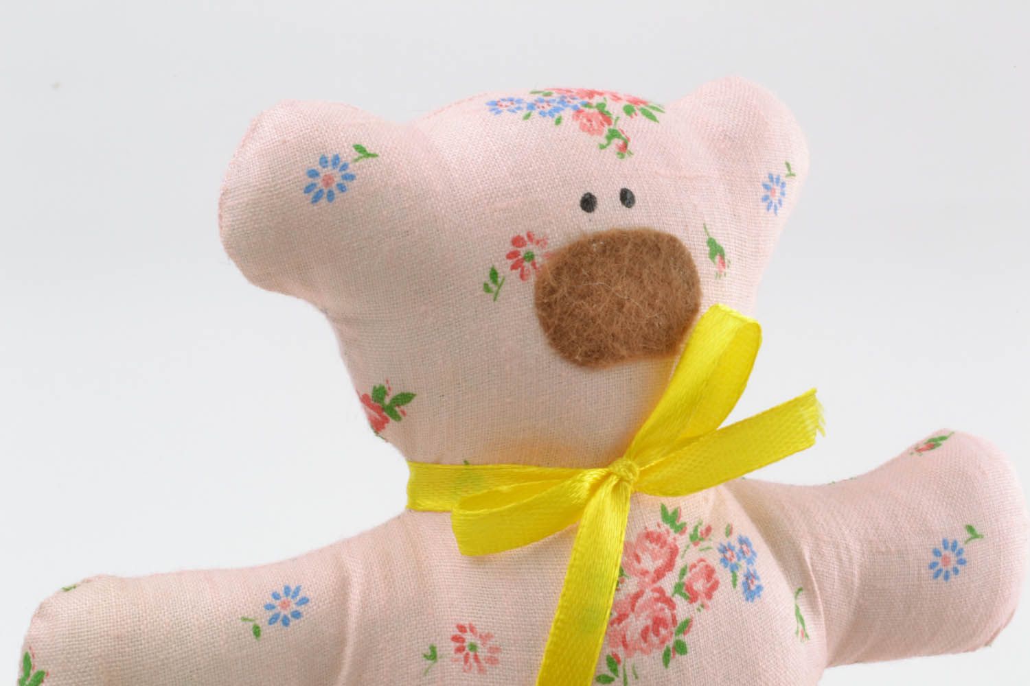 Brinquedo macio Urso-de-rosa foto 3