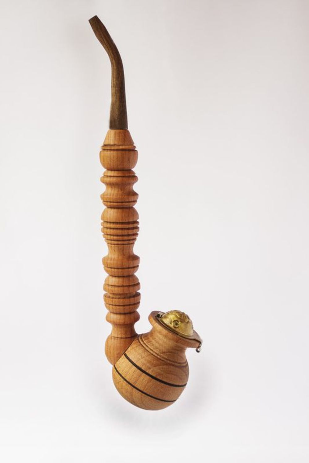 Pipa decorativa fatta a mano Pipa di legno Oggetti da collezione Pipa da uomo
 foto 3