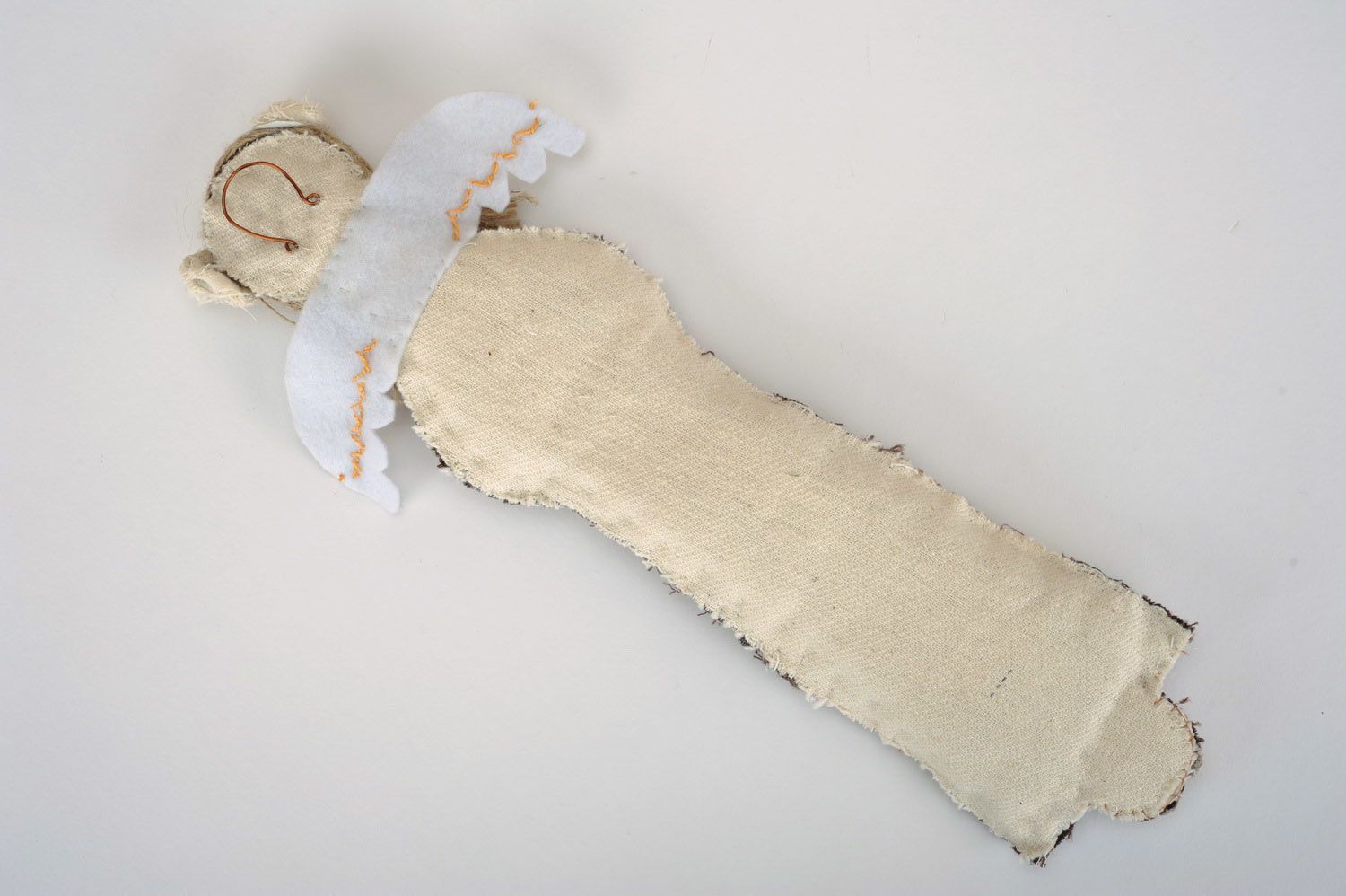 Декоративная подвеска-игрушка из ткани фото 3