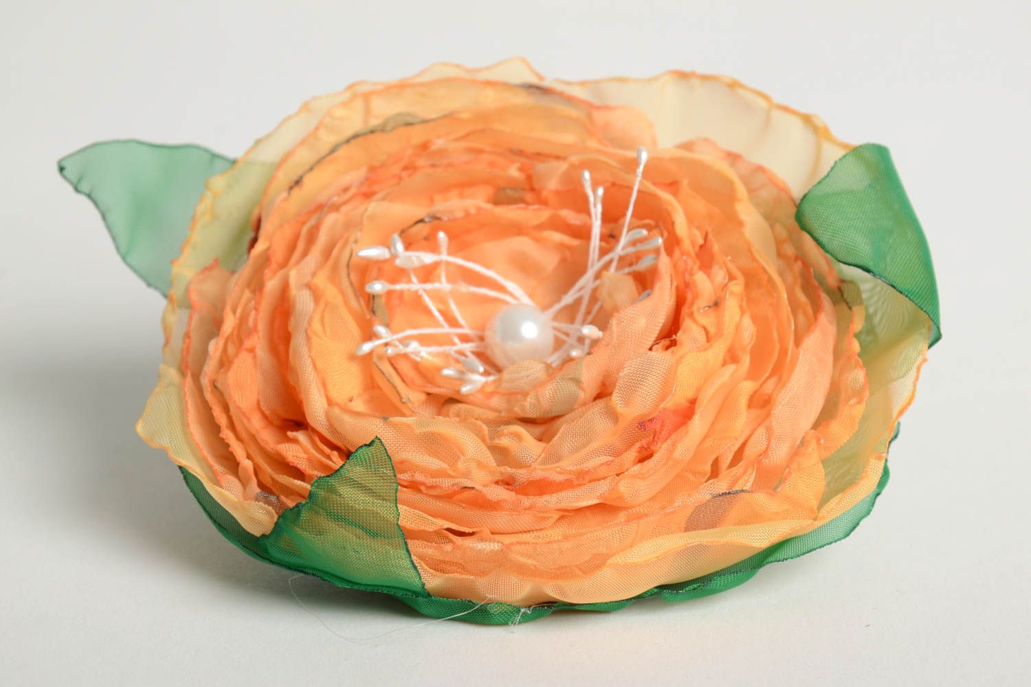 Handmade flower hair clip hair decorations hair accessories for girls gift ideas photo 4