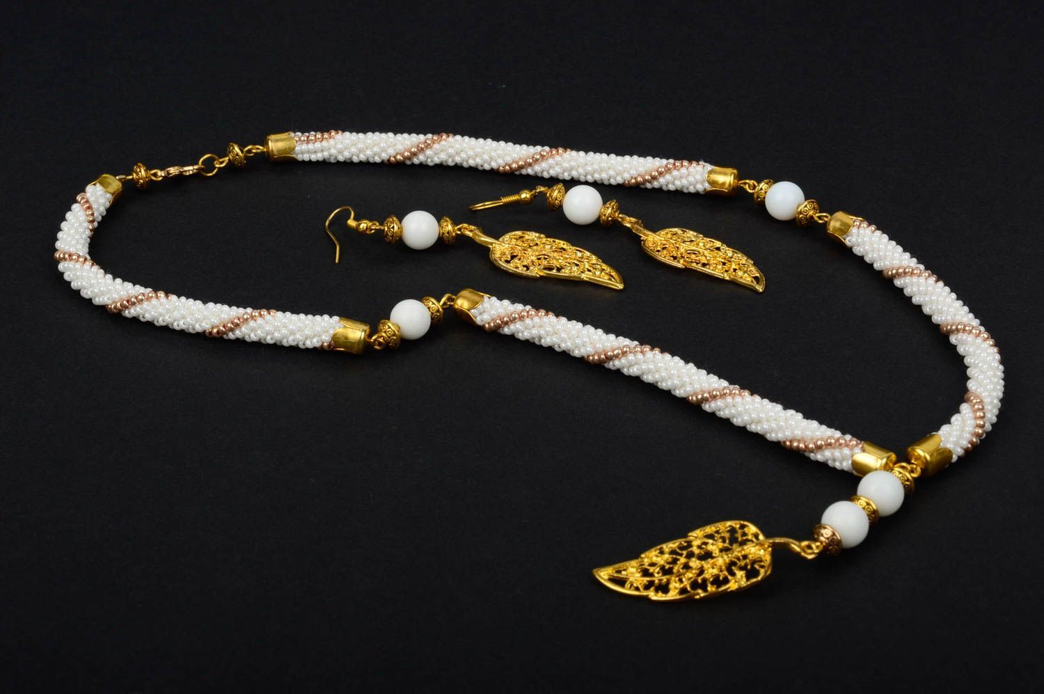 Handmade beaded accessories designer elegant jewelry cute beaded jewelry set photo 2