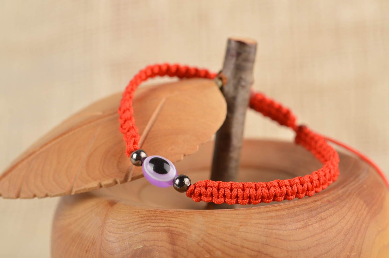 Stylish handmade cord bracelet woven wrist bracelet cool jewelry designs photo 1