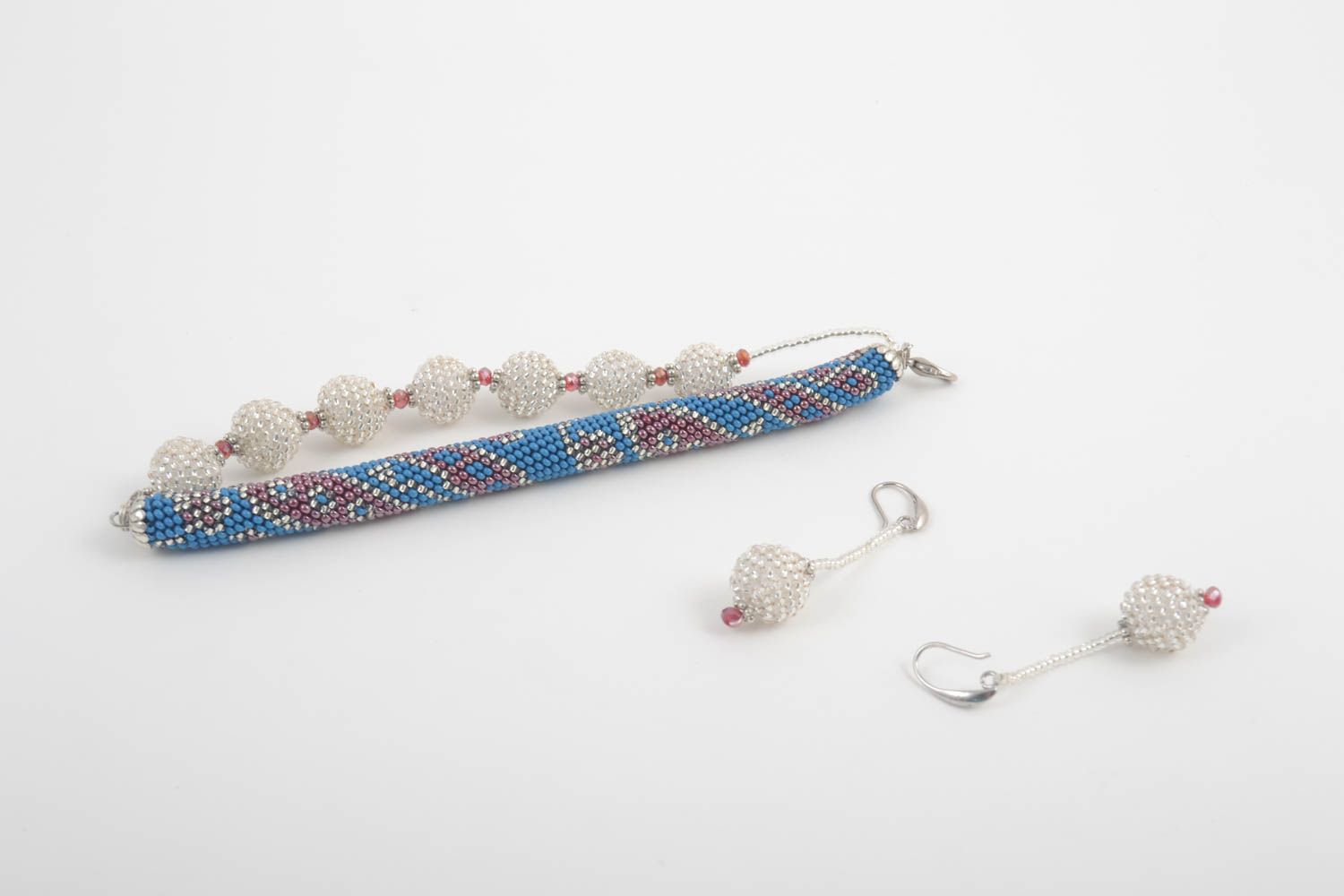 Juwelier Modeschmuck Handmade Ohrringe Damen Collier Geschenk für Frauen modisch foto 5
