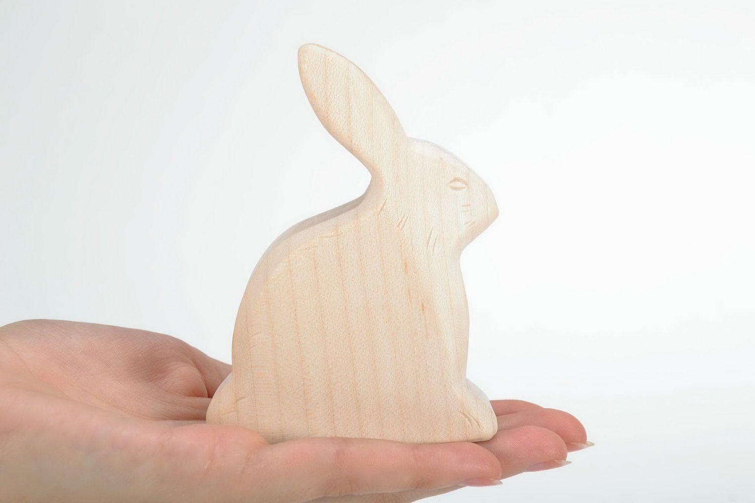 Wooden statuette Rabbit photo 1