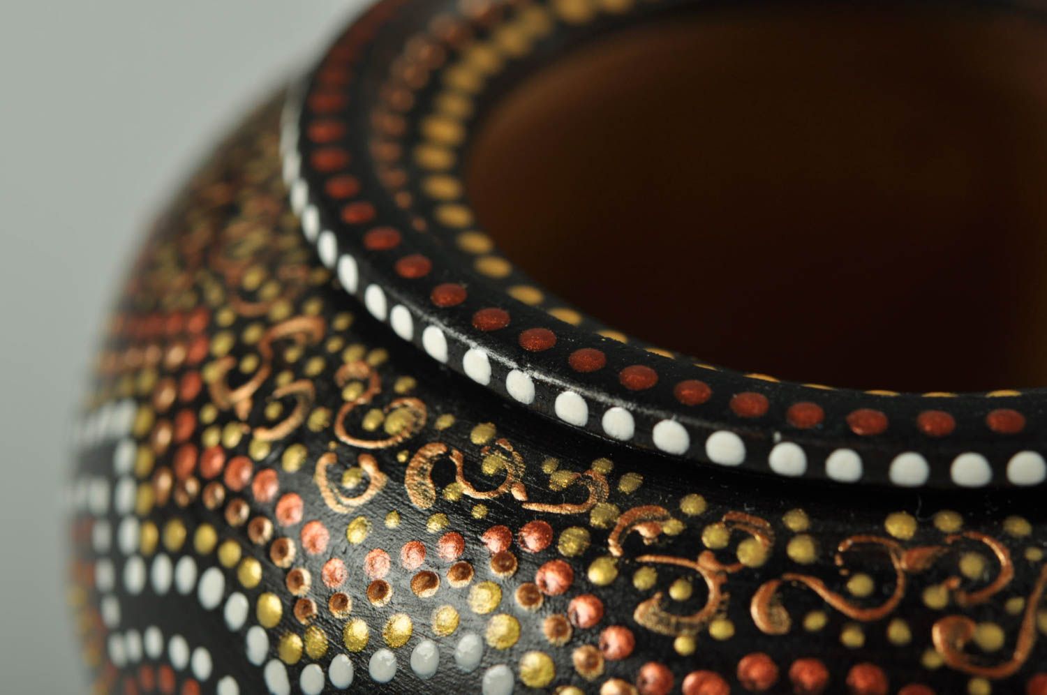 Pote de barro paa cocina cerámica artesanal original elemento decorativo foto 2