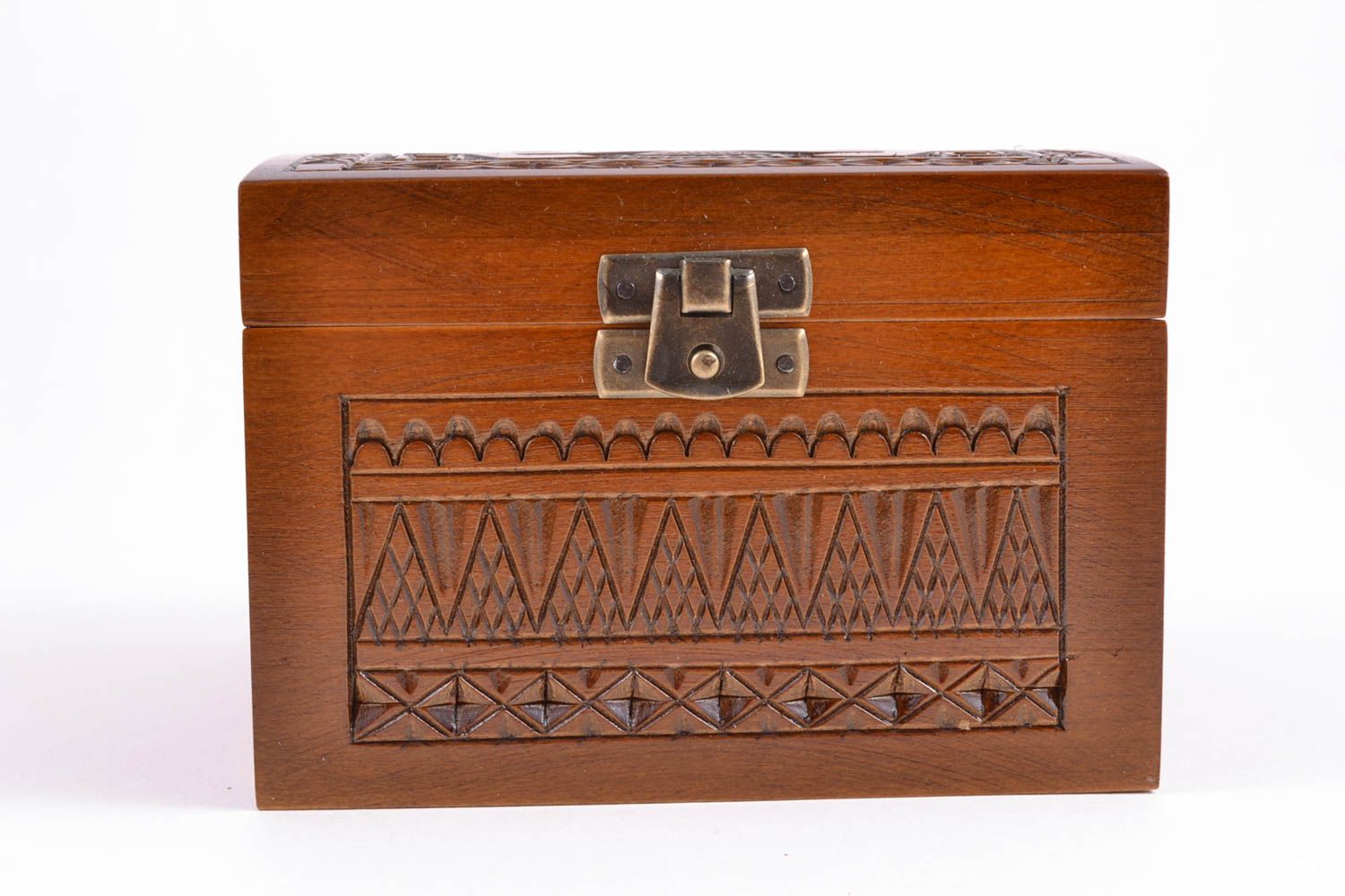 Caja decorativa hecha a mano cofre de madera estiloso regalo original femenino foto 4