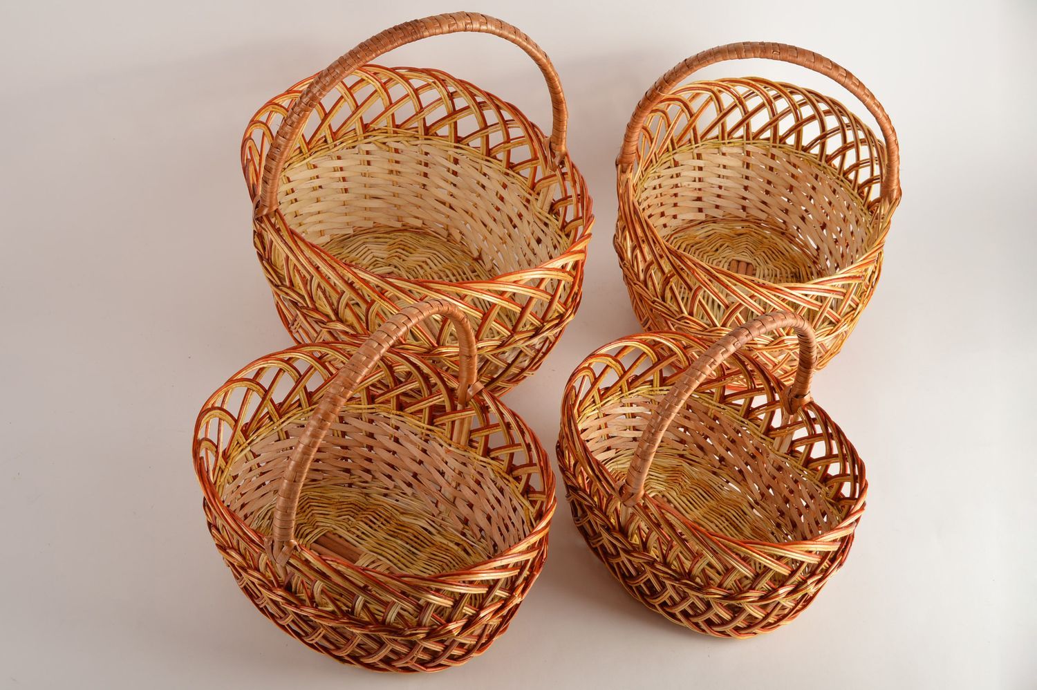 Handmade cute designer baskets woven decorative elements 4 present baskets photo 4