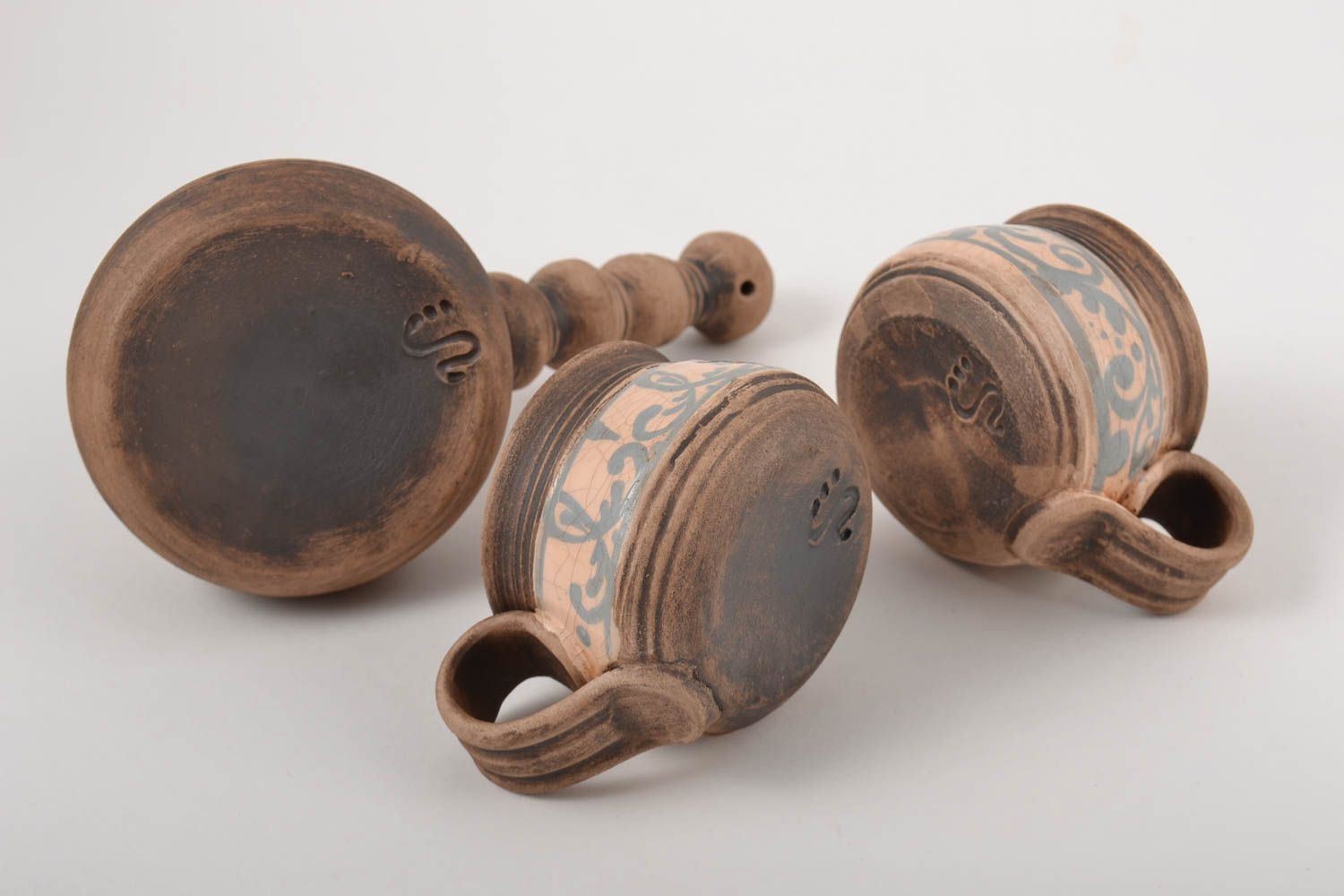 Geschirr Set Keramik handmade türkische Kaffeekanne moderne Kaffeetassen  foto 4
