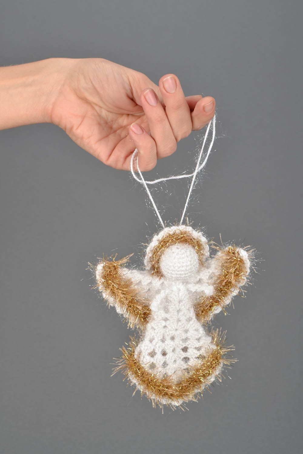 Knitted interior pendant Angel photo 2