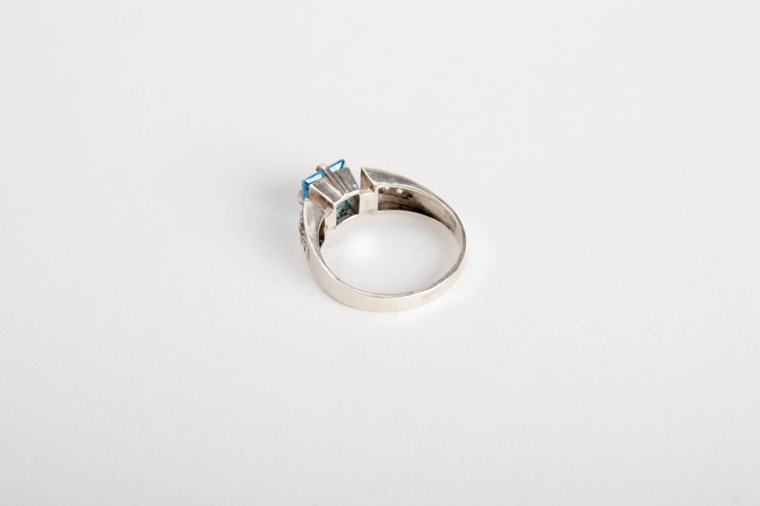 Украшение ручной работы кольцо из серебра красивое кольцо ювелирное изделие фото 4