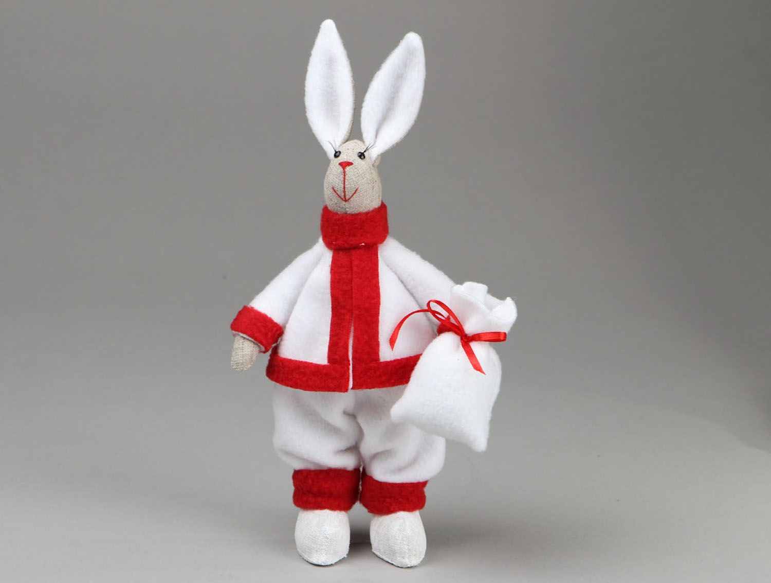 Christmas soft toy Rabbit photo 1