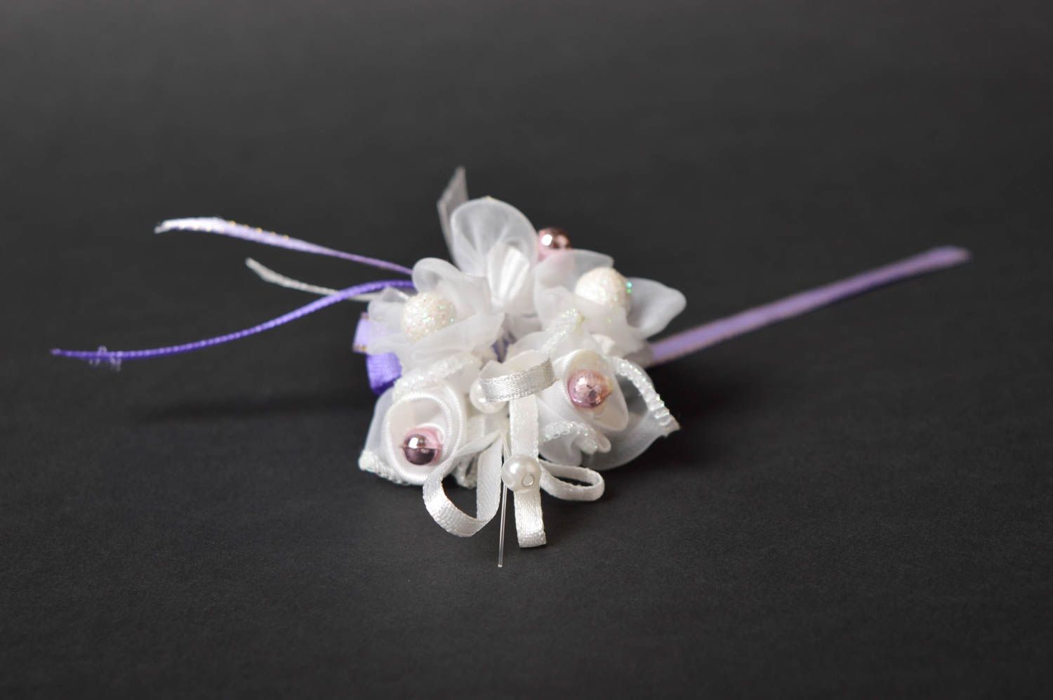 Handmade wedding accessories lapel flowers corsages and boutonnieres  photo 4