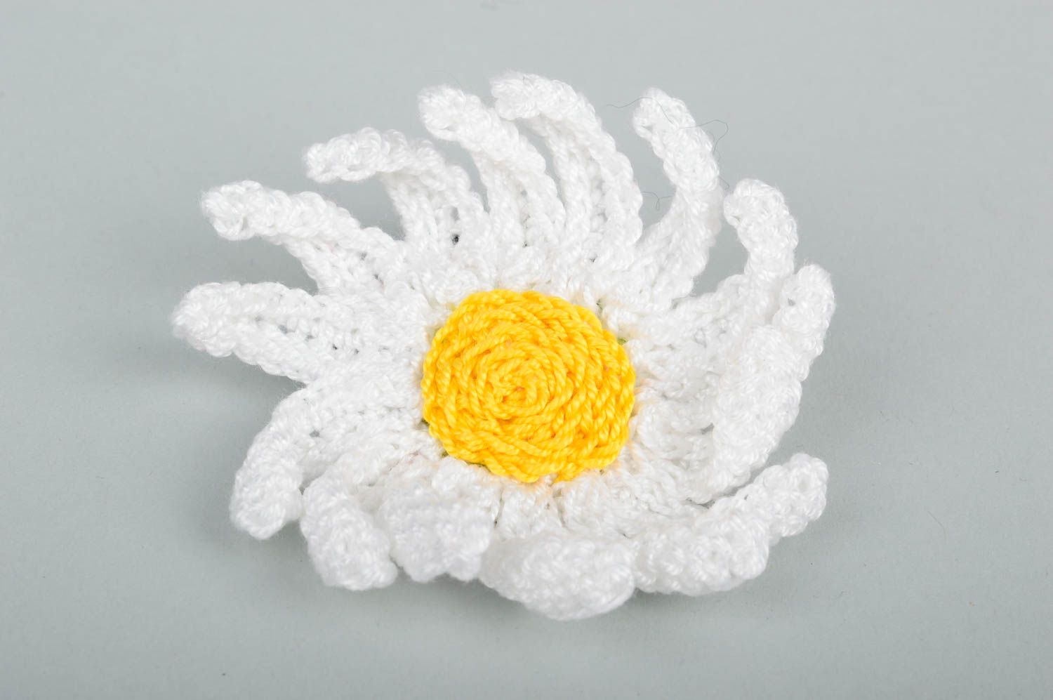 Coletero para el pelo hecho a mano adorno a crochet accesorio infantil  foto 1